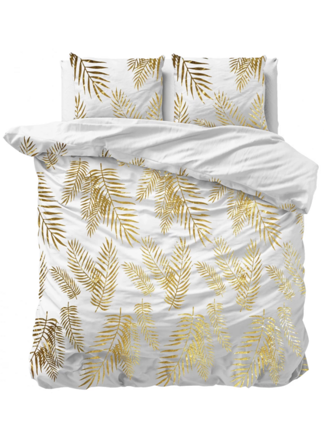 Dekbedovertrek Leaves Wit - Microvezel PL2