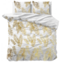 Sleeptime Dekbedovertrek Leaves Wit - Microvezel
