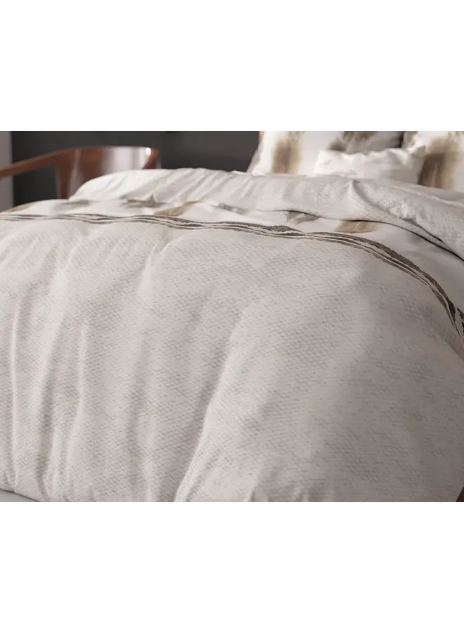 Sleeptime Dekbedovertrek Feathers 3 Grijs - Blended Katoen