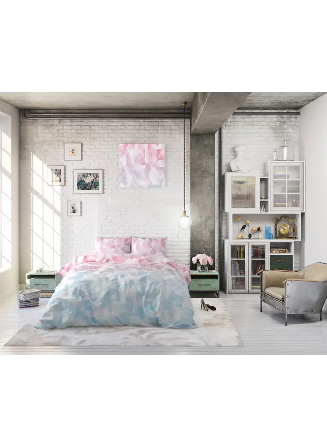 Sleeptime Dekbedovertrek Air Soft Wit - Blended Katoen