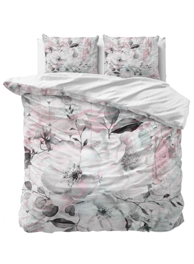 Dekbedovertrek Bill Wit - Katoensatijn PL1