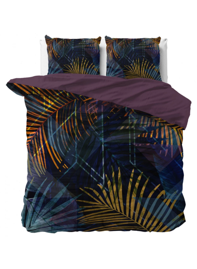 Dekbedovertrek Marina Navy - Katoensatijn