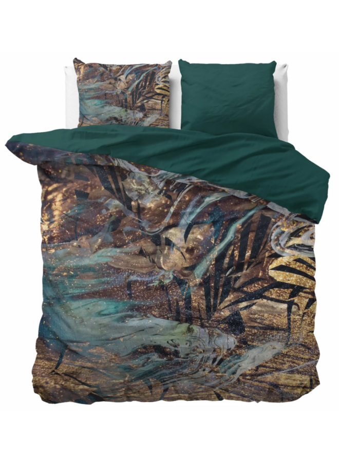 Dreamhouse Dekbedovertrek Apollo Taupe - Katoensatijn