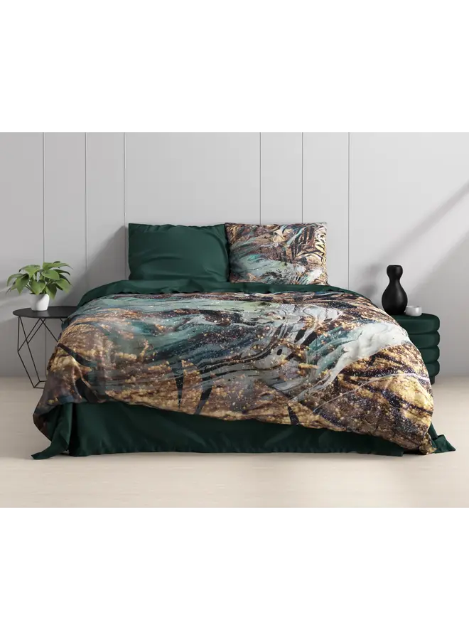 Dreamhouse Dekbedovertrek Apollo Taupe - Katoensatijn