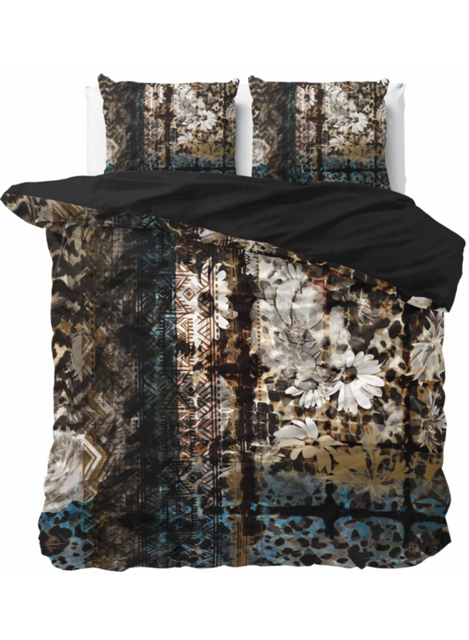 Dekbedovertrek Aluna Multi - Katoensatijn PL3