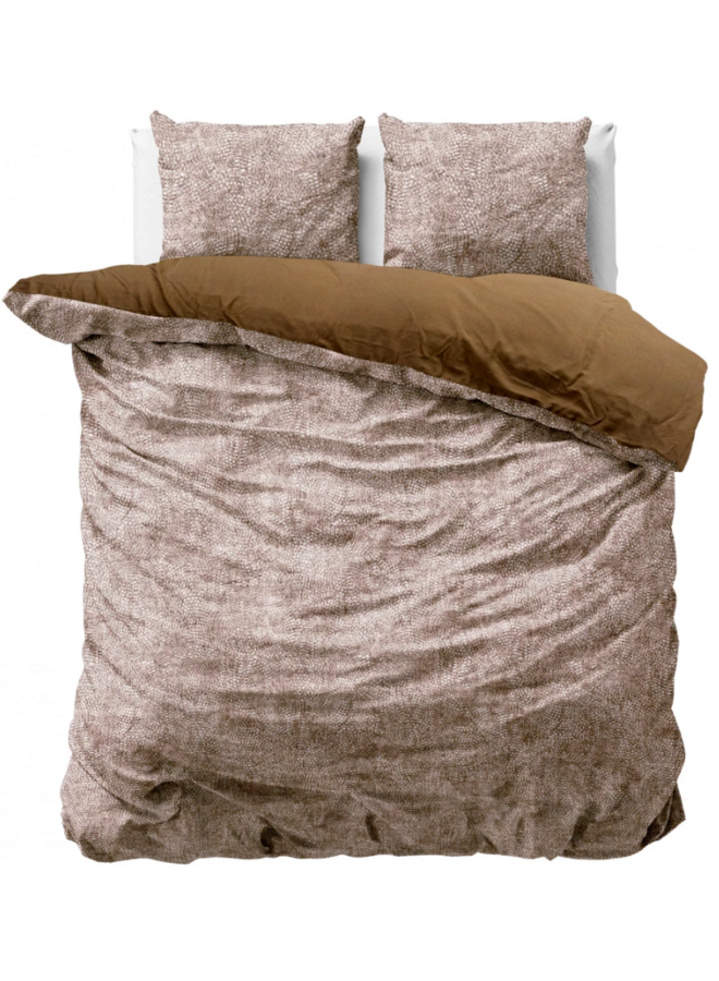 Dreamhouse Dekbedovertrek Signature Aria Bruin - Velvet - Copy