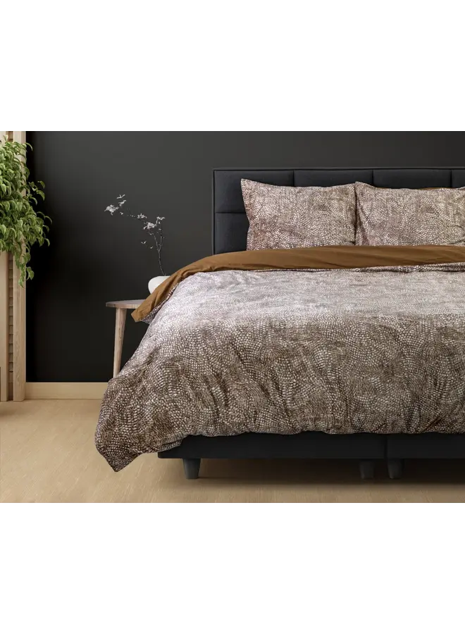 Dreamhouse Dekbedovertrek Signature Aria Bruin - Velvet - Copy