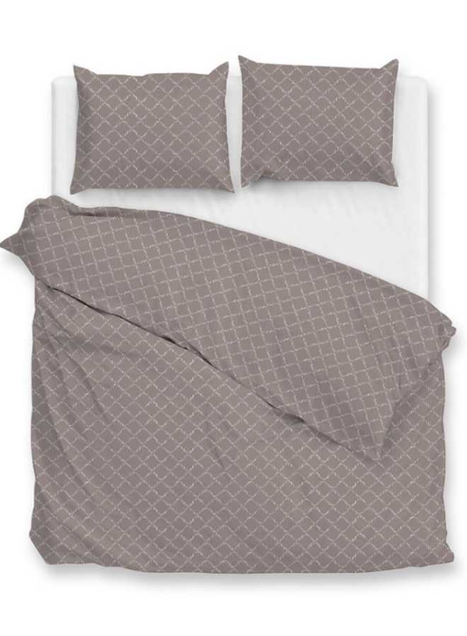 Dekbedovertrek Linea-di-Satinado Paars -  Katoensatijn