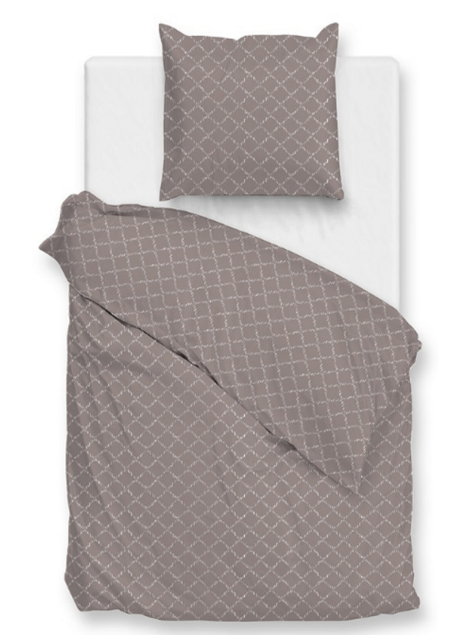 ZO! Home Dekbedovertrek Linea-di-Satinado Purple Dove -  Katoensatijn