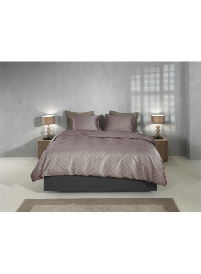 ZO! Home Dekbedovertrek Linea-di-Satinado Purple Dove -  Katoensatijn