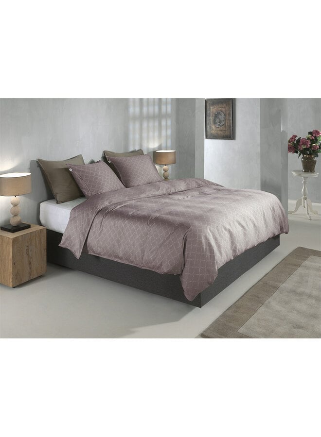 ZO! Home Dekbedovertrek Linea-di-Satinado Purple Dove -  Katoensatijn