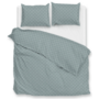 ZO! Home Dekbedovertrek Linea-di-Satinado Drizzle Green -  Katoensatijn