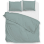 ZO! Home Dekbedovertrek Satinado Drizzle Green - Katoensatijn