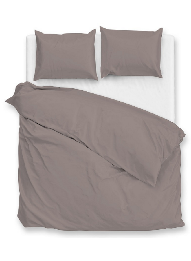 Dekbedovertrek Satinado Paars -  Katoensatijn