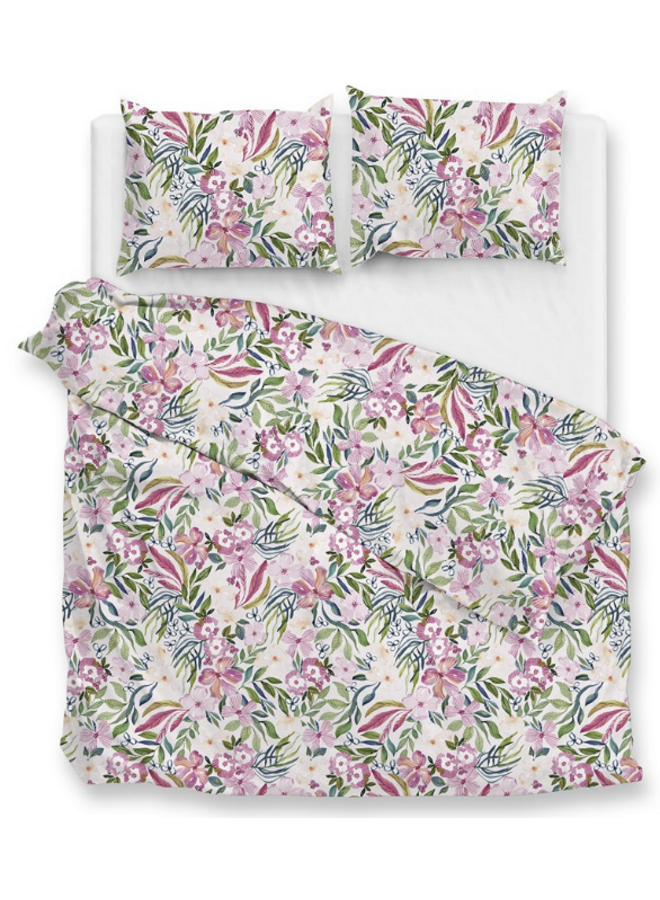 Dekbedovertrek Evita Multi -  Katoensatijn PL1