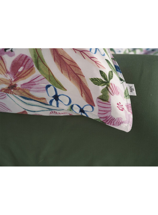 ZO! Home Dekbedovertrek Evita Multi -  Katoensatijn