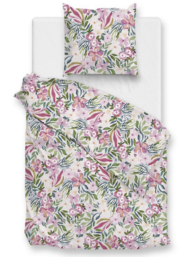 ZO! Home Dekbedovertrek Evita Multi -  Katoensatijn