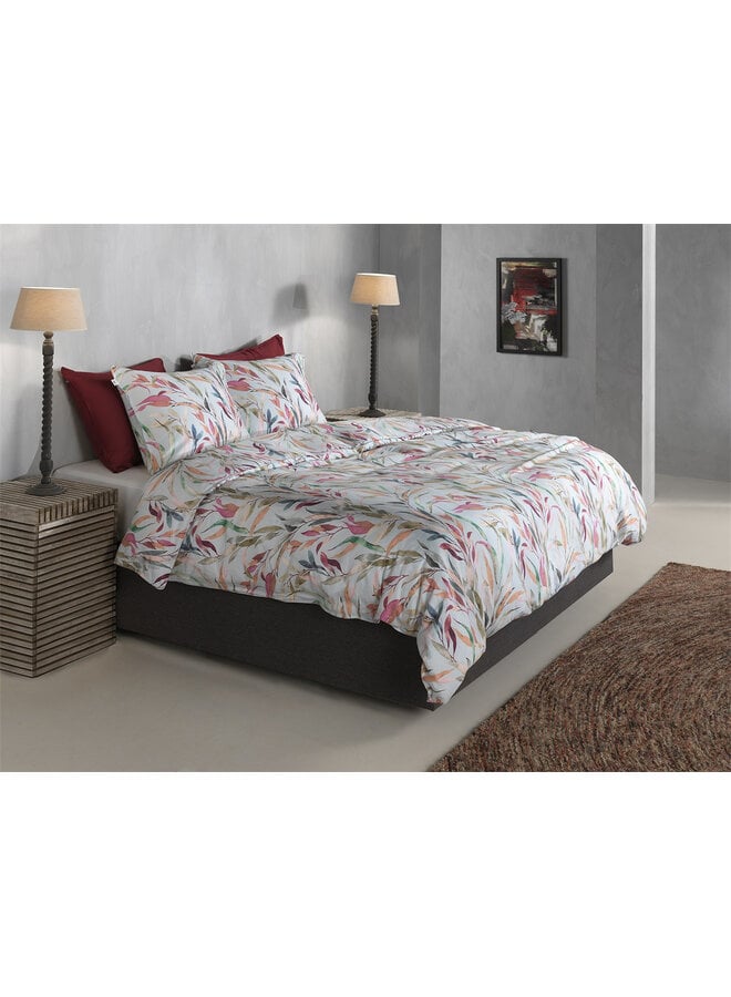 ZO! Home Dekbedovertrek Tia Green -  Katoensatijn