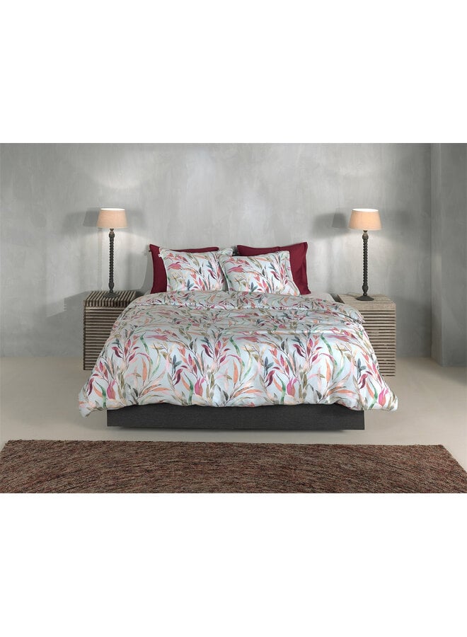 ZO! Home Dekbedovertrek Tia Green -  Katoensatijn