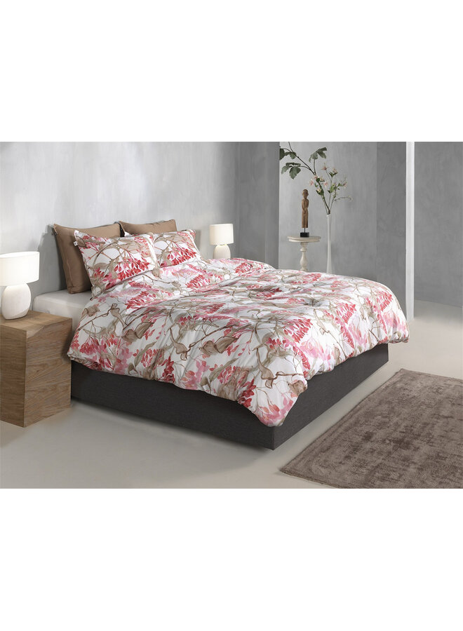 ZO! Home Dekbedovertrek Dario White -  Katoensatijn