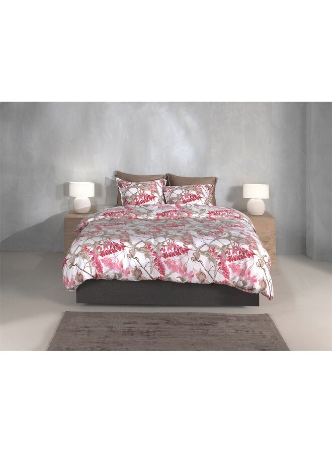 ZO! Home Dekbedovertrek Dario White -  Katoensatijn