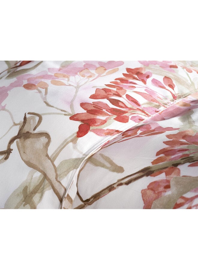 ZO! Home Dekbedovertrek Dario White -  Katoensatijn