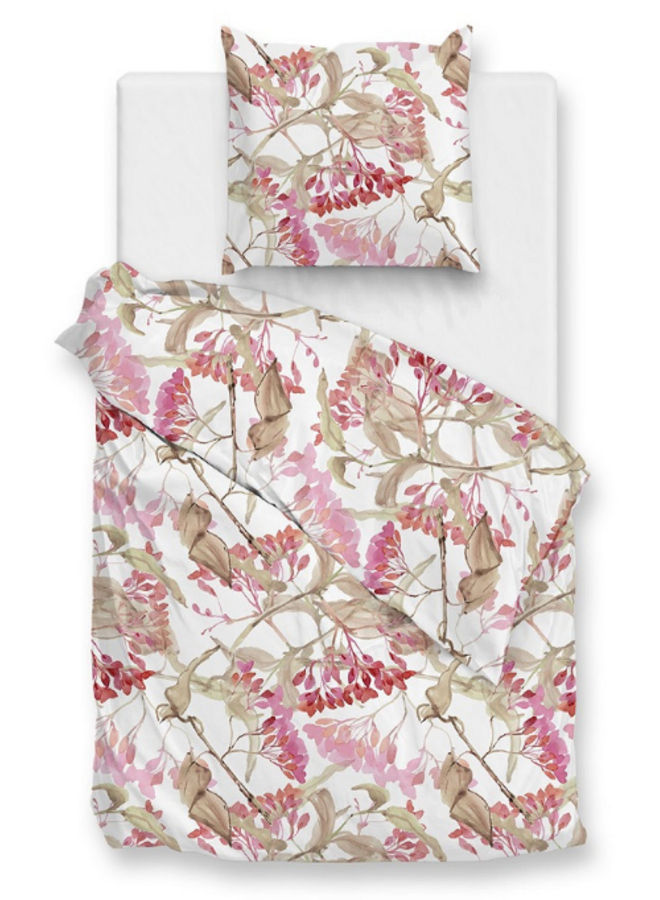 ZO! Home Dekbedovertrek Dario White -  Katoensatijn