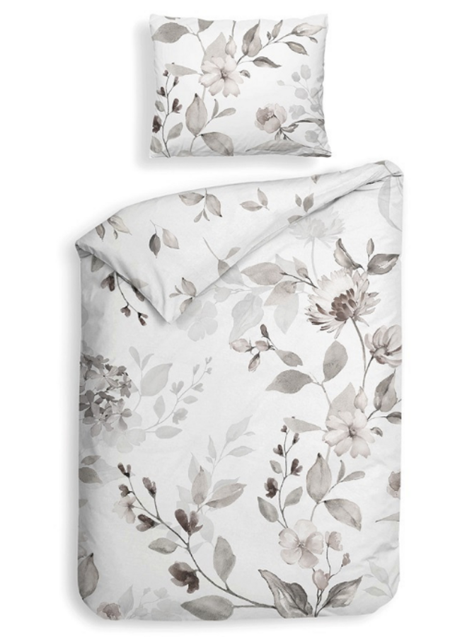 Heckett & Lane Dekbedovertrek Amara Beige - Katoensatijn