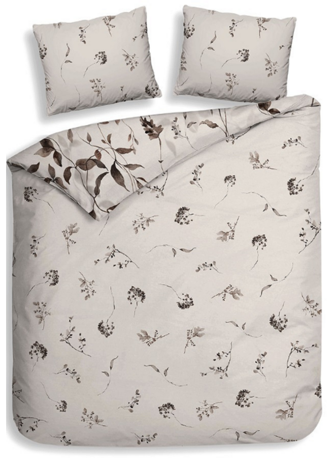 Heckett & Lane Dekbedovertrek Bennet Natural - Katoensatijn