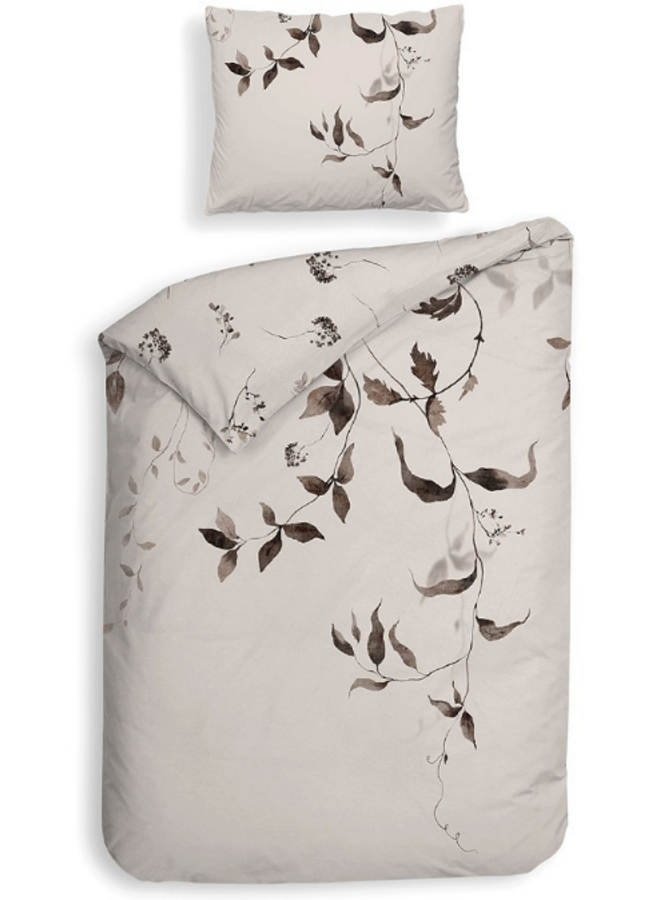 Heckett & Lane Dekbedovertrek Bennet Natural - Katoensatijn