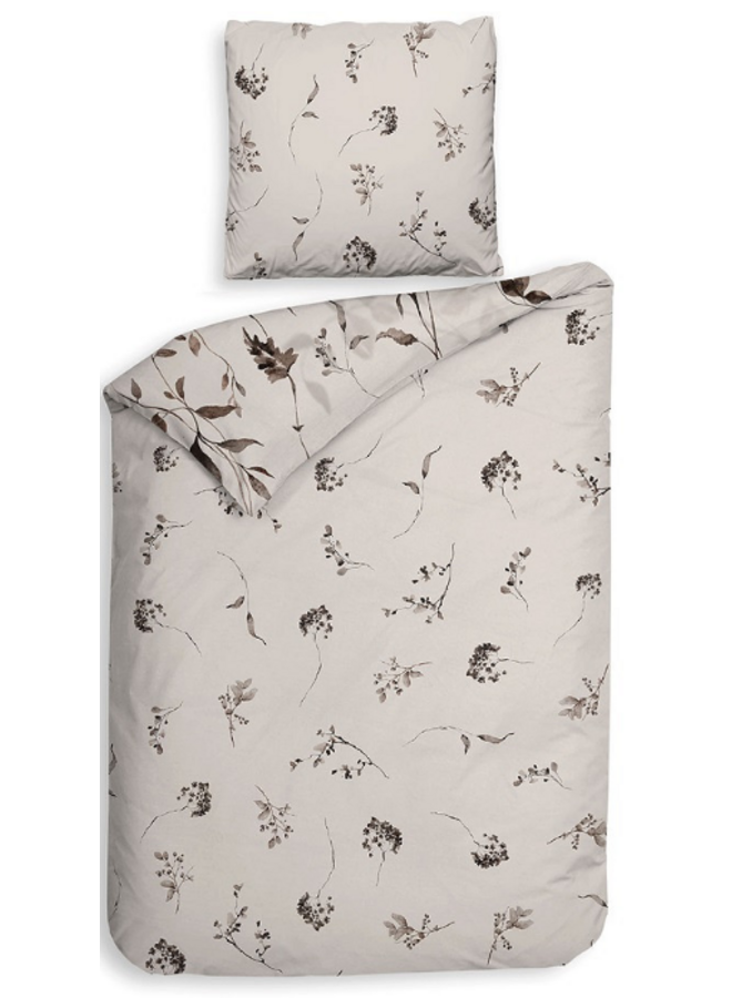 Heckett & Lane Dekbedovertrek Bennet Natural - Katoensatijn