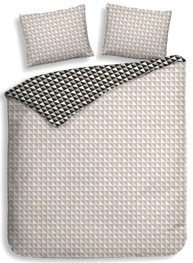 Heckett & Lane Dekbedovertrek Carter Naturel - Katoensatijn