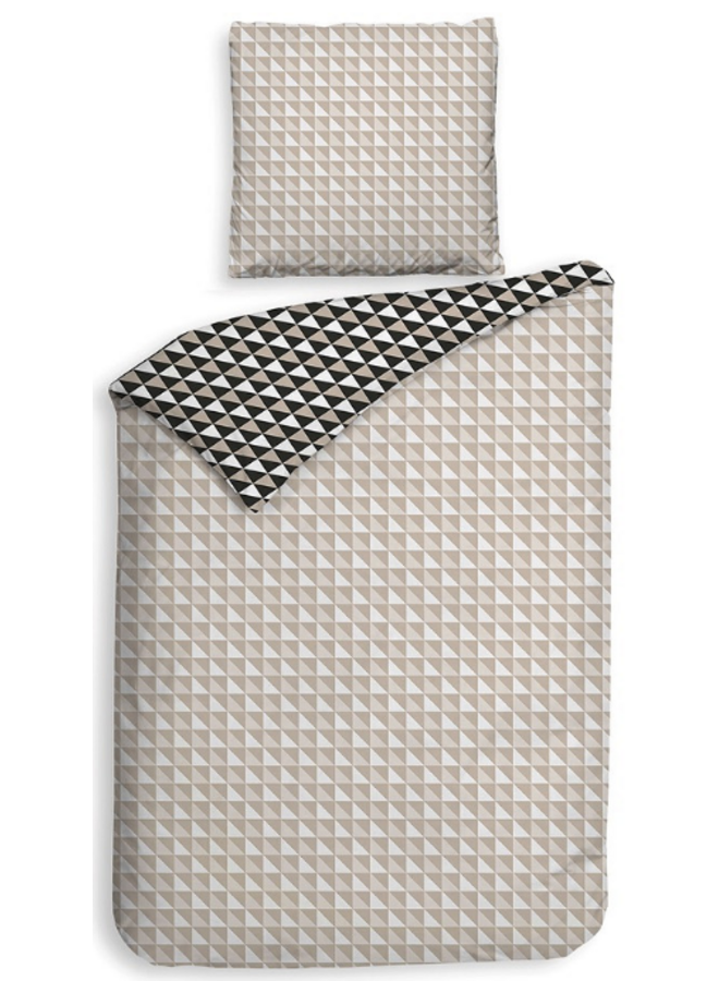 Heckett & Lane Dekbedovertrek Carter Naturel - Katoensatijn