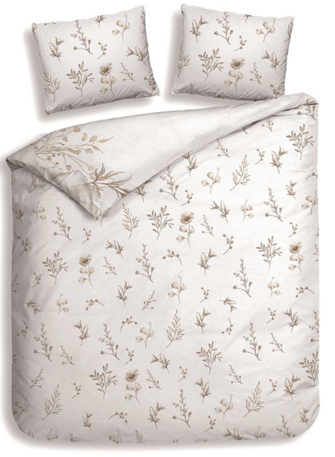 Heckett & Lane Dekbedovertrek Giotto Off-White - Katoensatijn