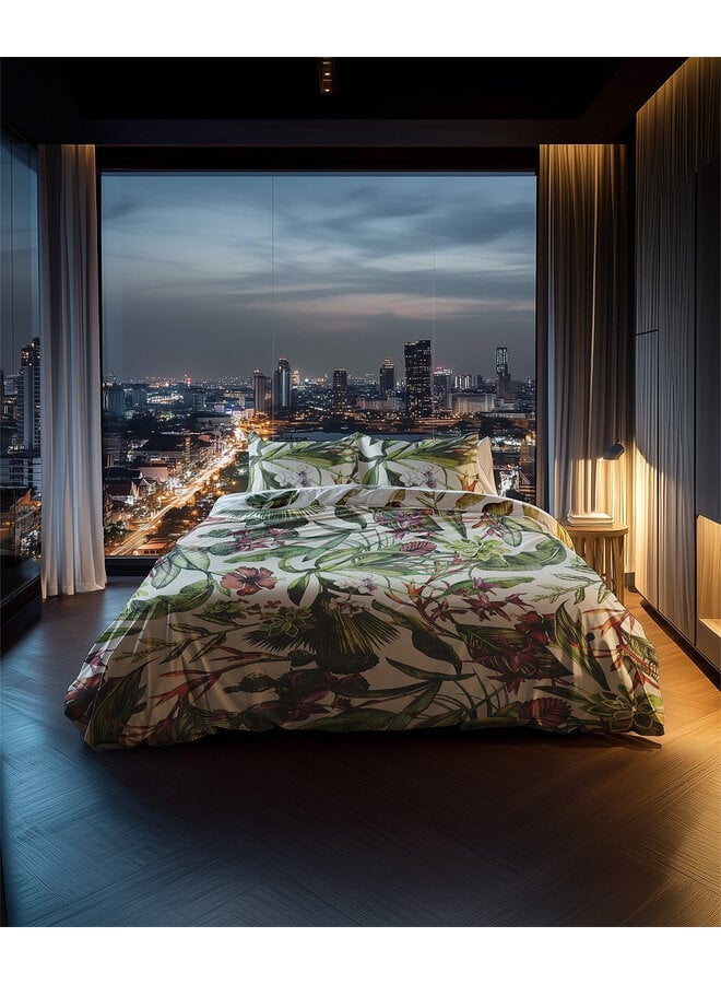 Heckett & Lane Dekbedovertrek Jira Multi - Katoensatijn