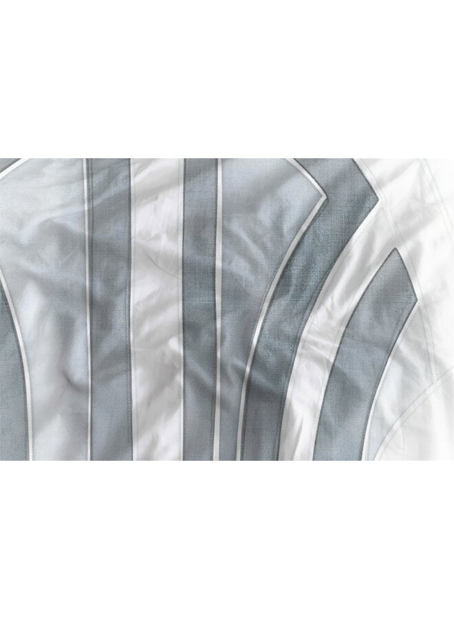 Heckett & Lane Dekbedovertrek Kaia Ice Blue - Katoensatijn