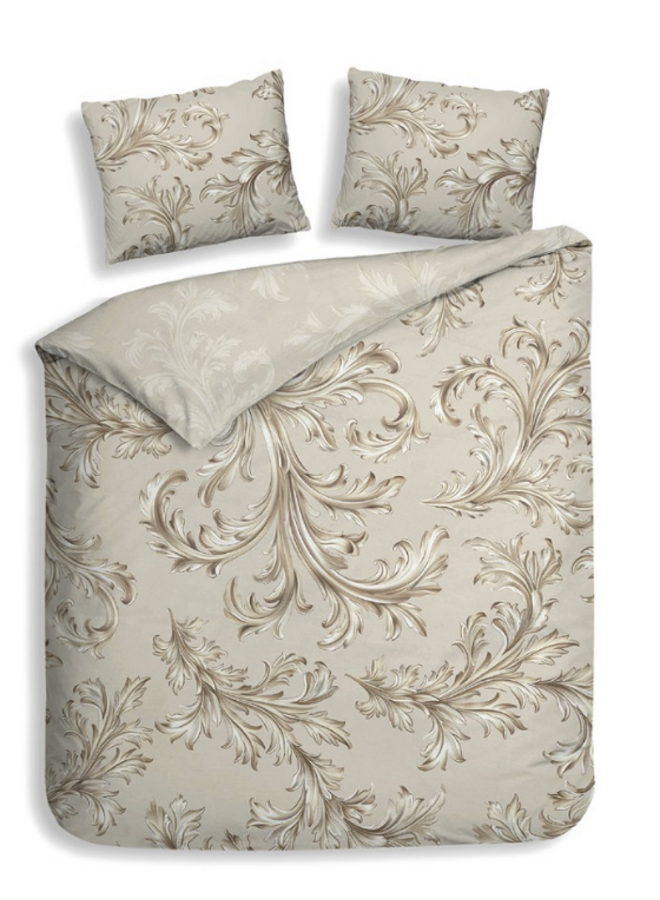 Dekbedovertrek Lorenzo Naturel - Katoensatijn PL1