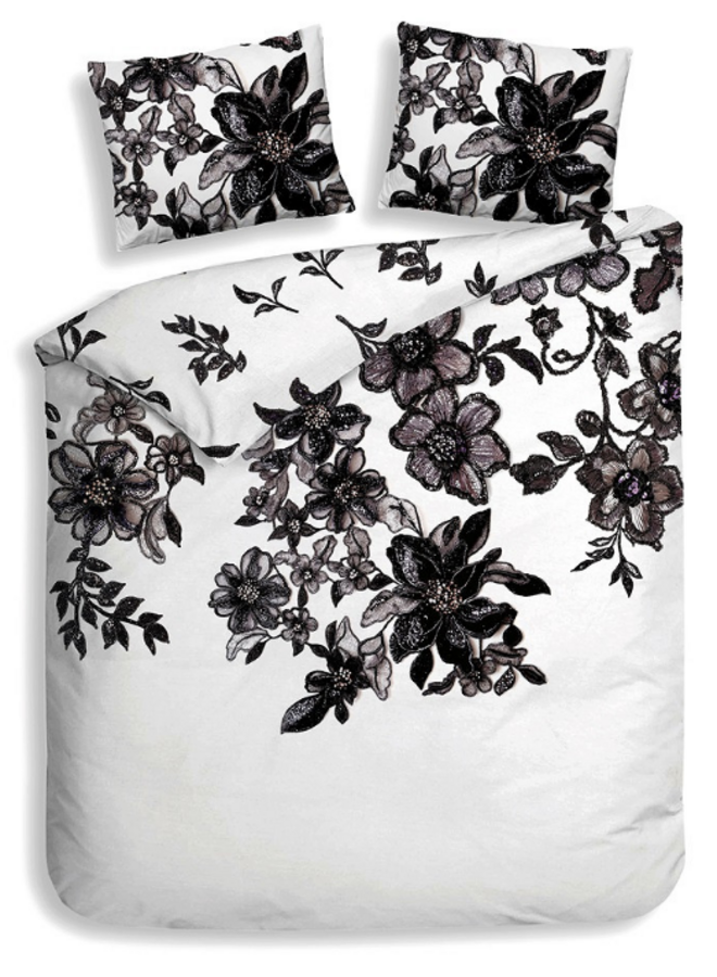 Dekbedovertrek Macey Wit - Katoensatijn PL1