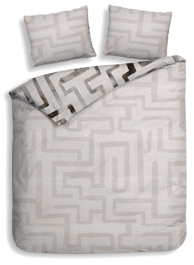 Heckett & Lane Dekbedovertrek Melis Naturel - Katoensatijn