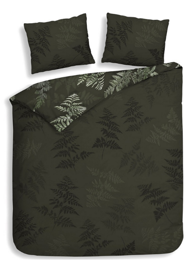 Heckett & Lane Dekbedovertrek Rua Groen - Katoensatijn