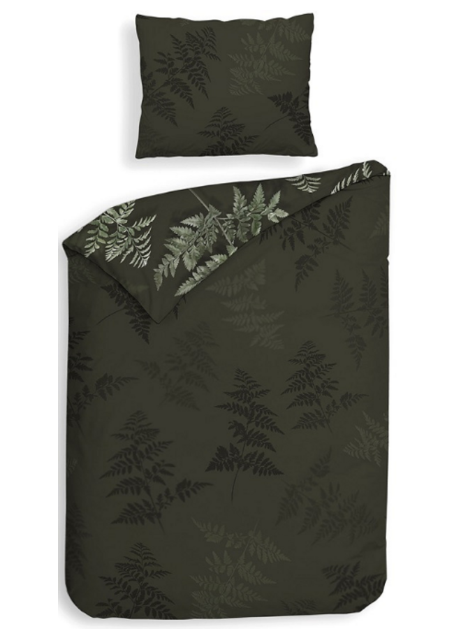 Heckett & Lane Dekbedovertrek Rua Groen - Katoensatijn