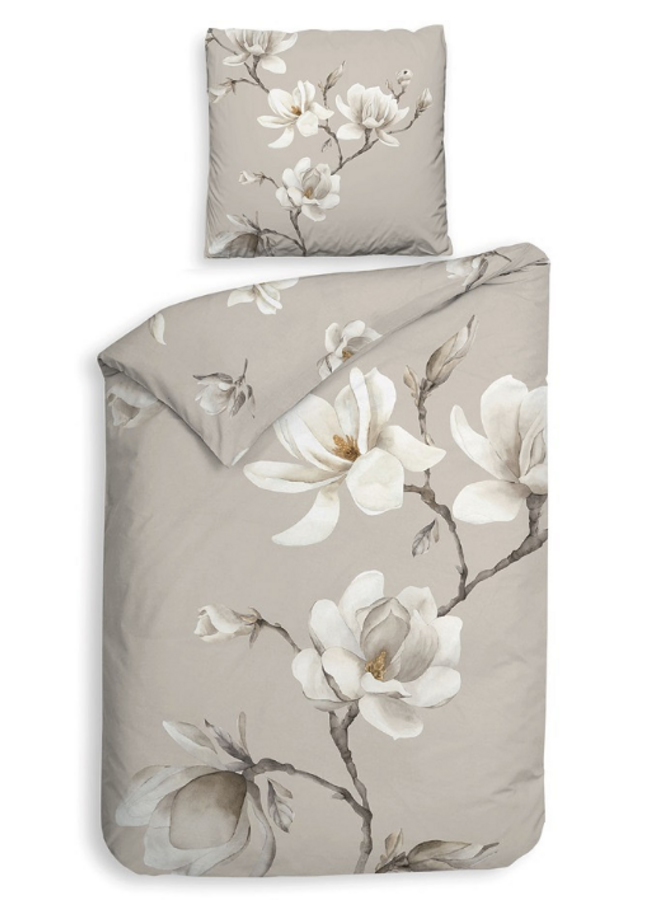 Heckett & Lane Dekbedovertrek Vienna Natural - Katoensatijn