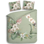 Heckett & Lane Dekbedovertrek Ana Groen - Katoensatijn