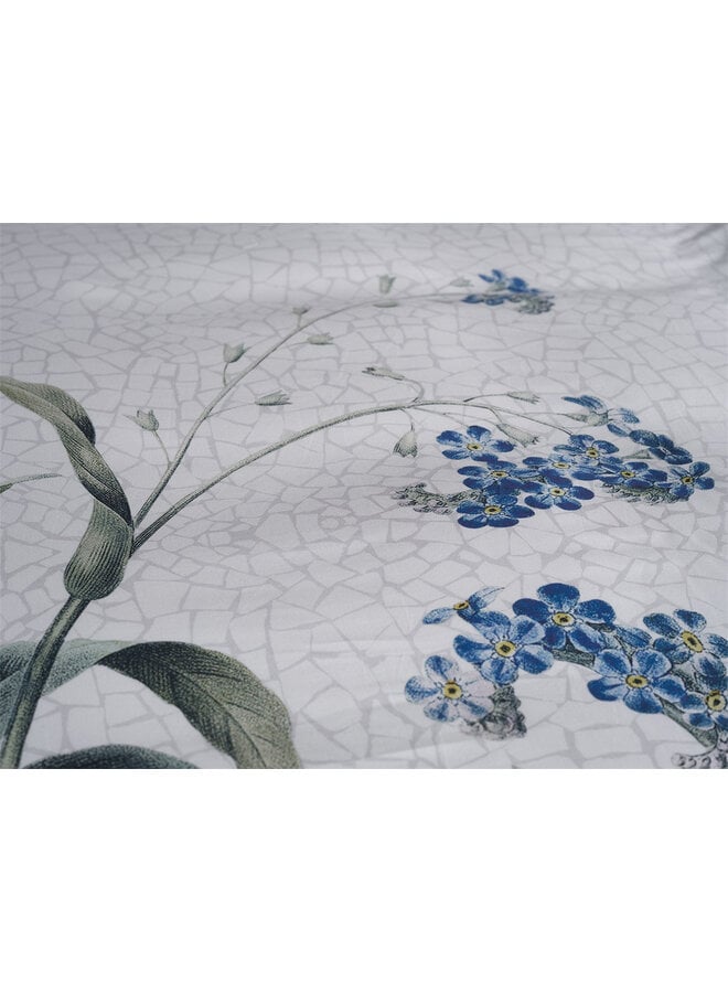 Heckett & Lane Dekbedovertrek Lacie Grijs - Katoensatijn