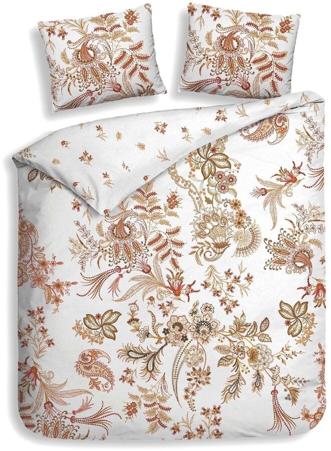 Heckett & Lane Dekbedovertrek Ceyda Wit - Katoensatijn