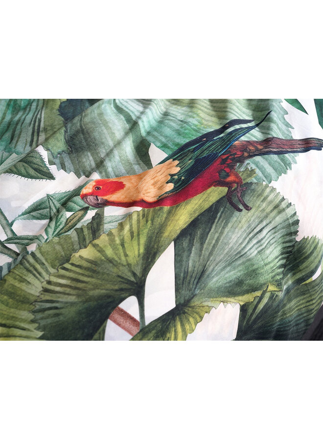 Heckett & Lane Dekbedovertrek Elisa Wit - Katoensatijn