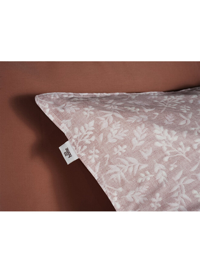 ZO! Home Dekbedovertrek Petali di Lino Roze - Katoen