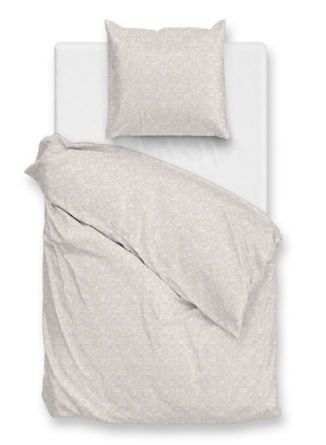 ZO! Home Dekbedovertrek Petali di Lino Beige - Katoen