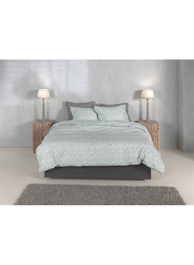 ZO! Home Dekbedovertrek Petali di Lino Mint - Katoen