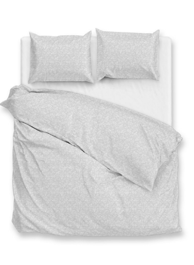 ZO! Home Dekbedovertrek Petali di Lino Grijs - Katoen